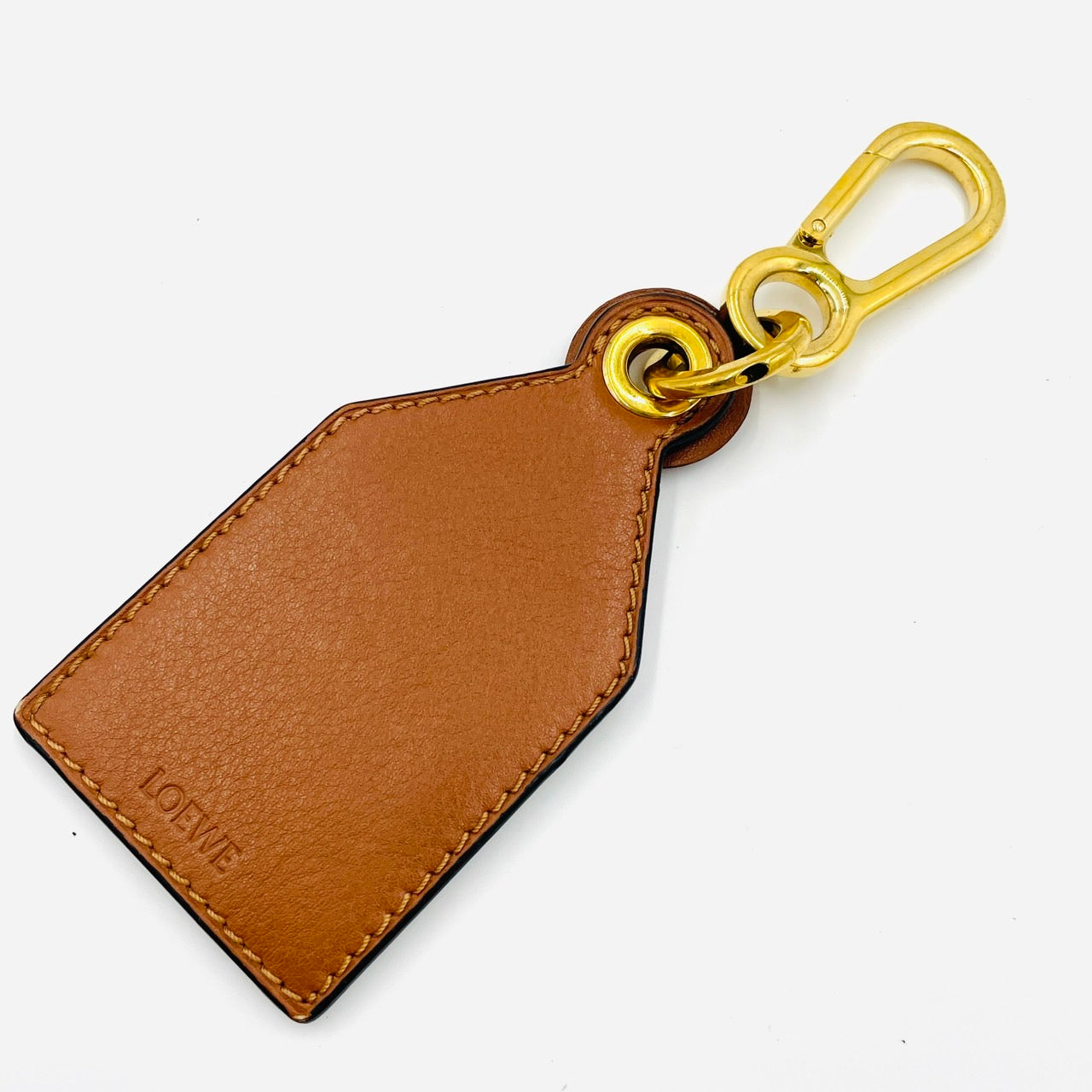 LOEWE Anagram Key Charm Brown