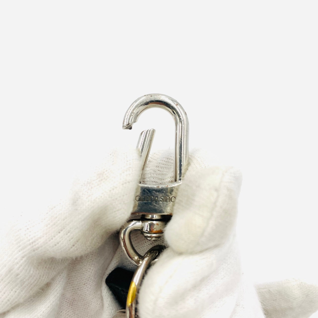 LOUIS VUITTON Key Charm Damier Graphite