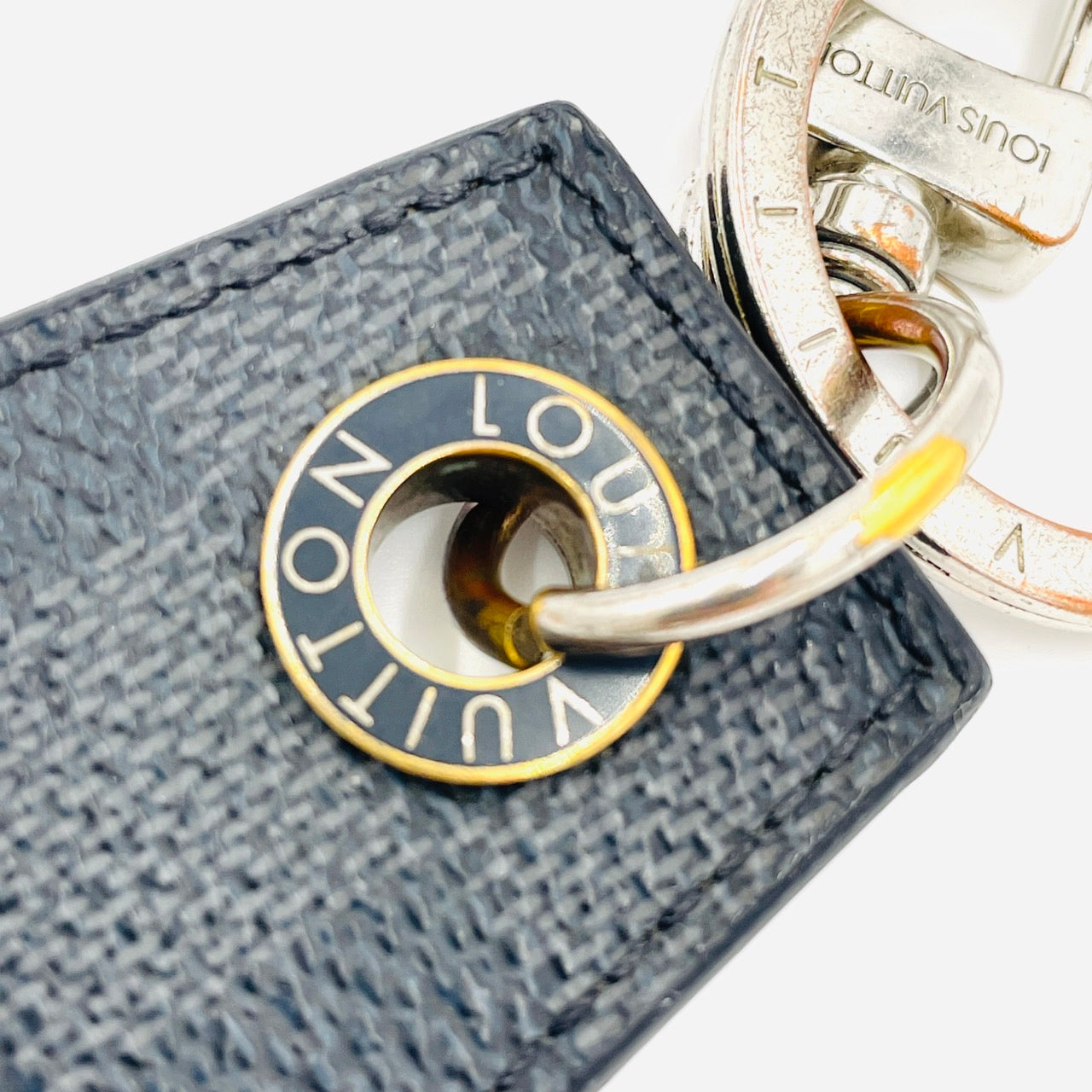 LOUIS VUITTON Key Charm Damier Graphite
