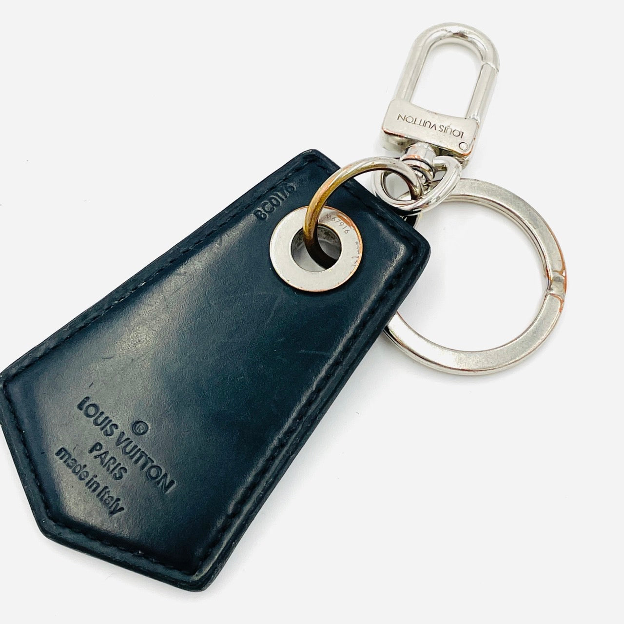 LOUIS VUITTON Key Charm Damier Graphite