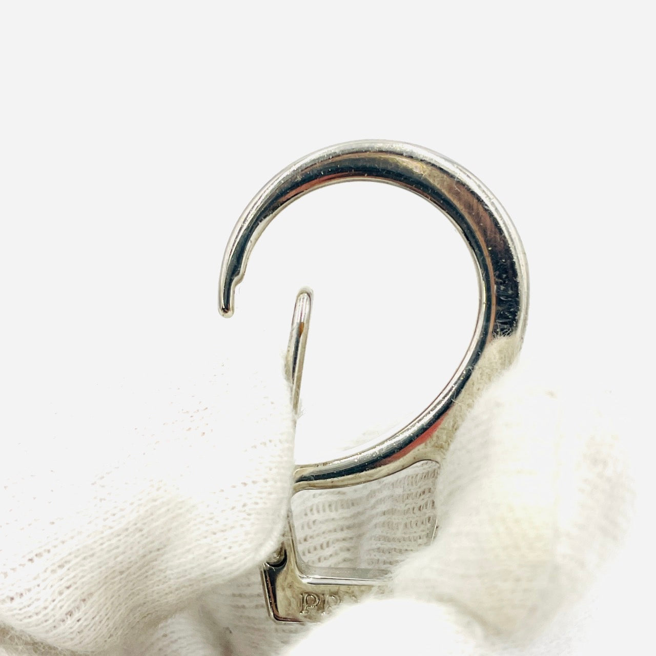 PRADA Key Charm Saffiano Leather Black