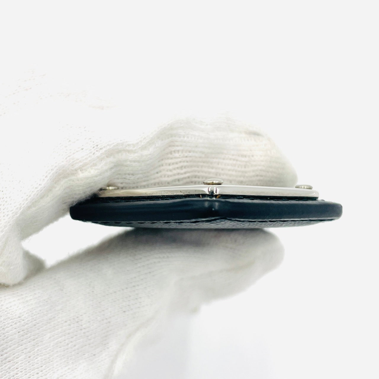 PRADA Key Charm Saffiano Leather Black