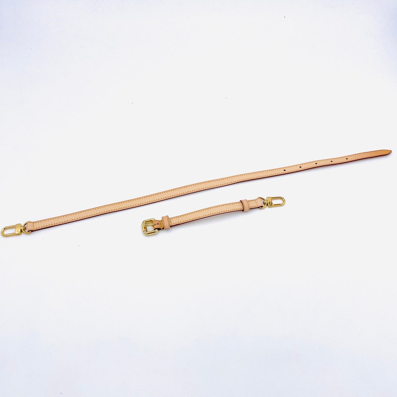 LOUIS VUITTON Unused Strap Leather With Gold Hardware