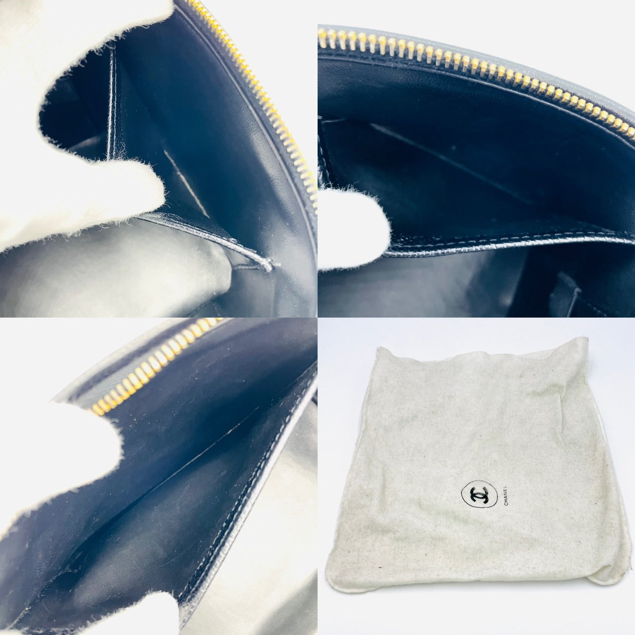 CHANEL Cavier skin Vanity Bag