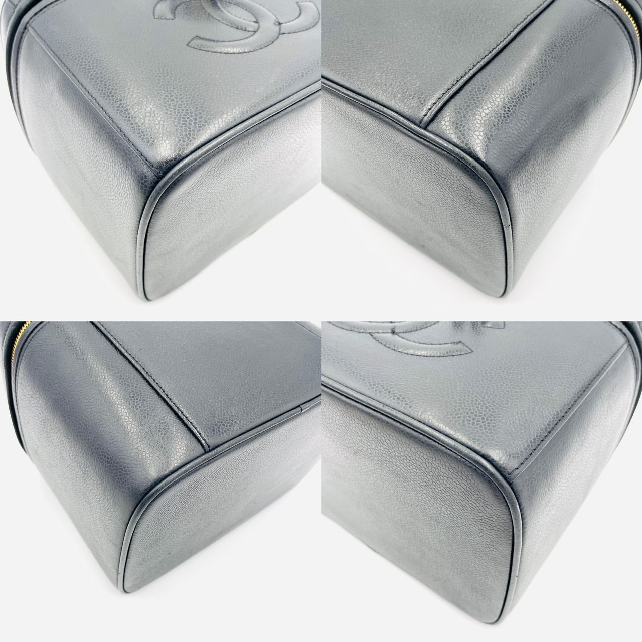 CHANEL Cavier skin Vanity Bag