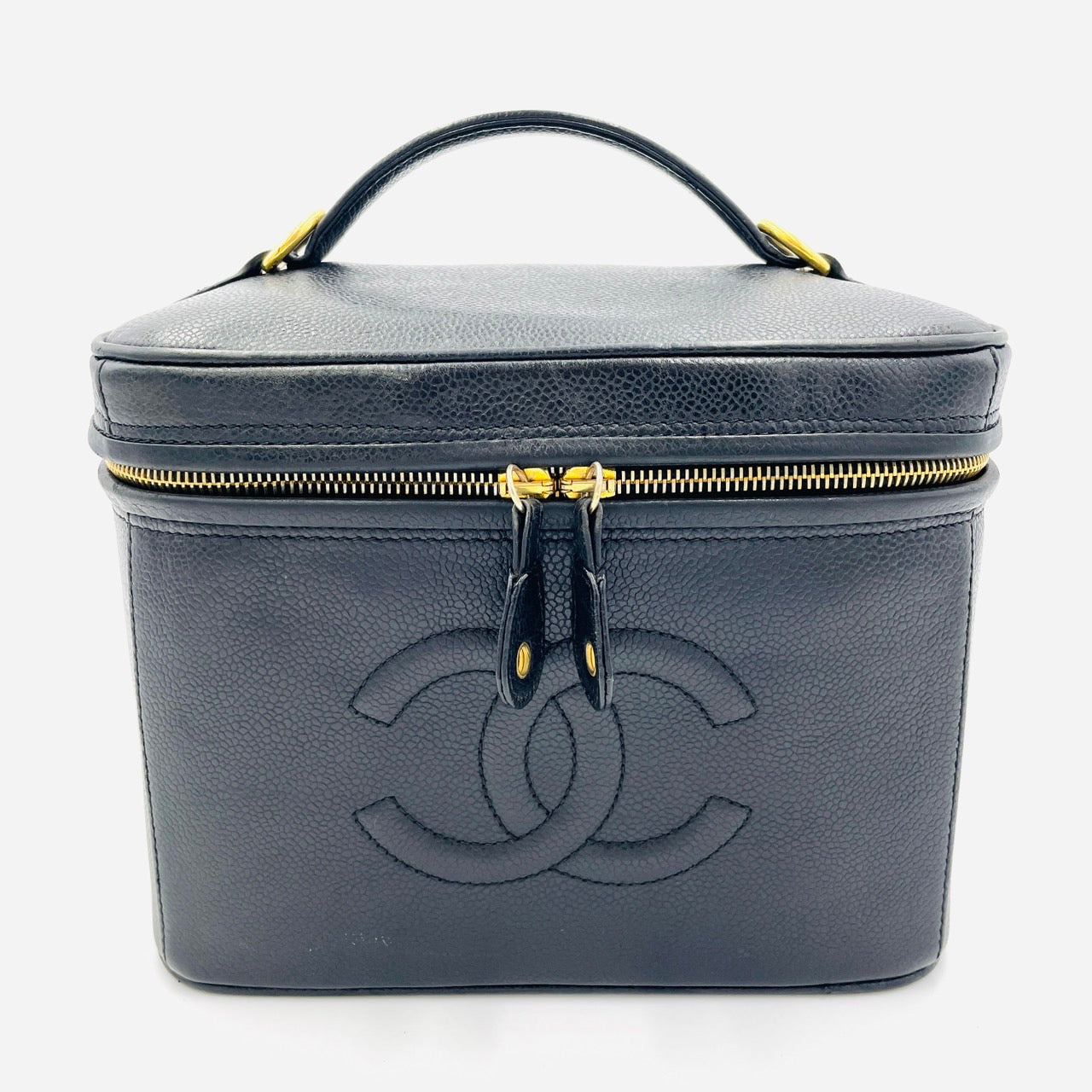 CHANEL Cavier skin Vanity Bag