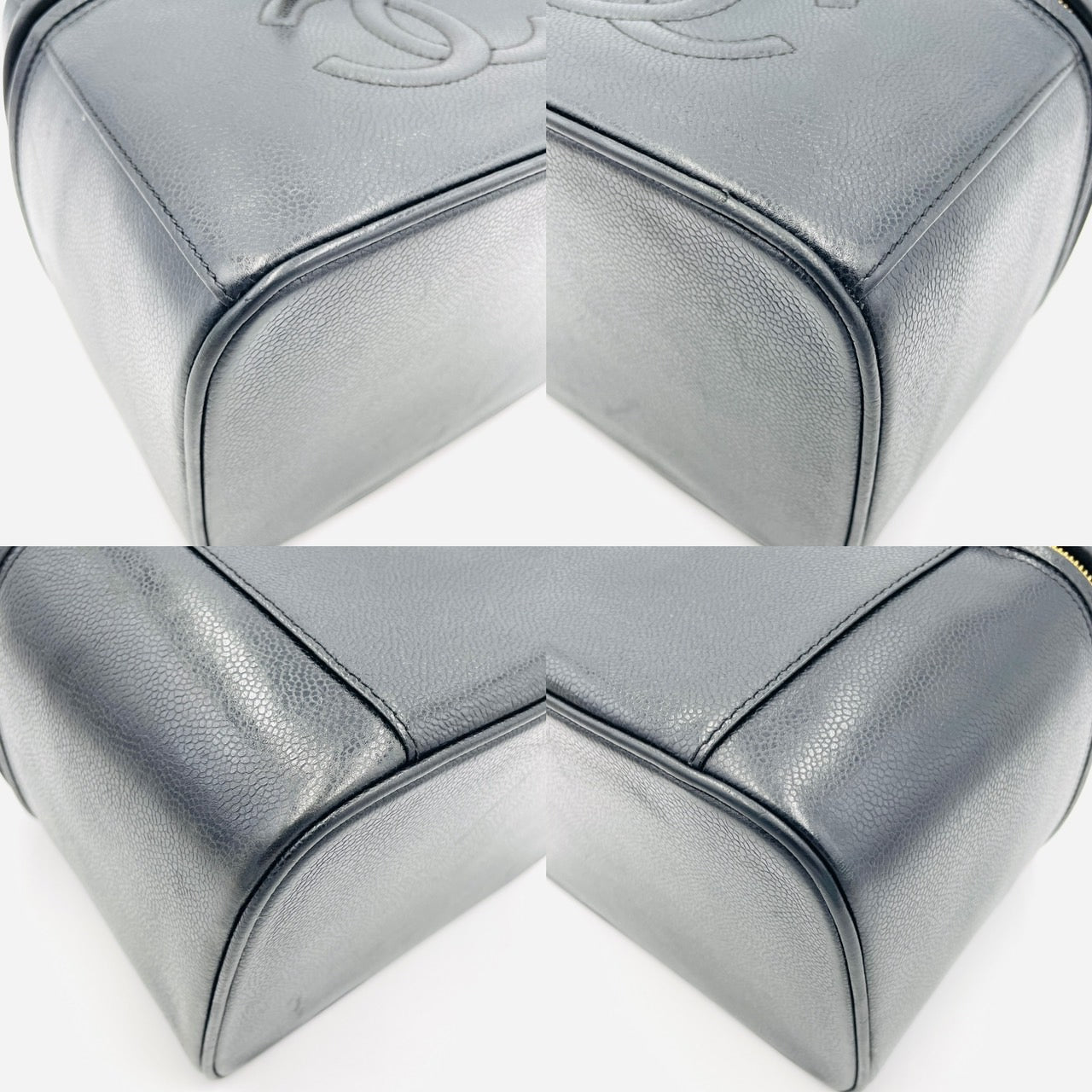 CHANEL Cavier skin Vanity Bag