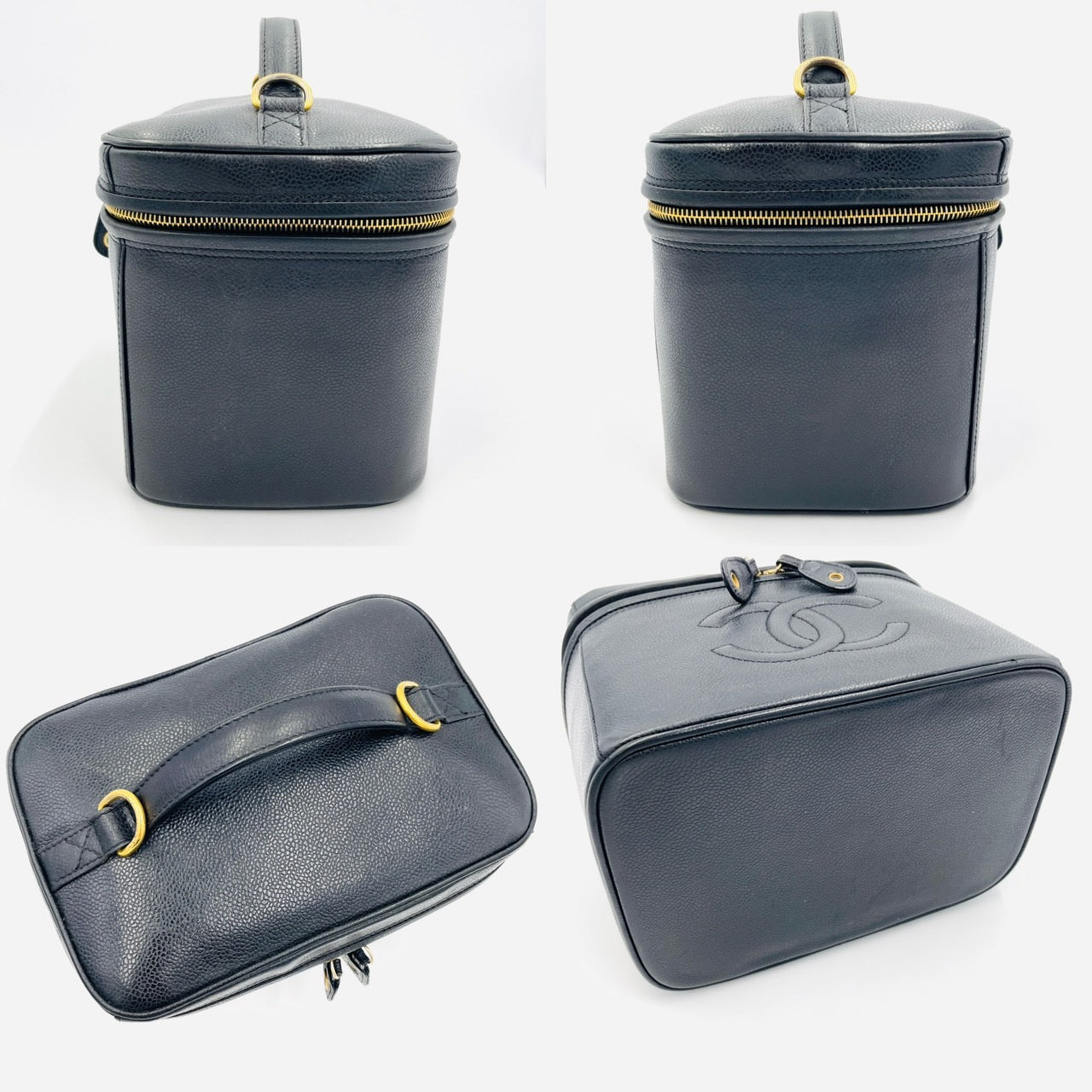 CHANEL Cavier skin Vanity Bag