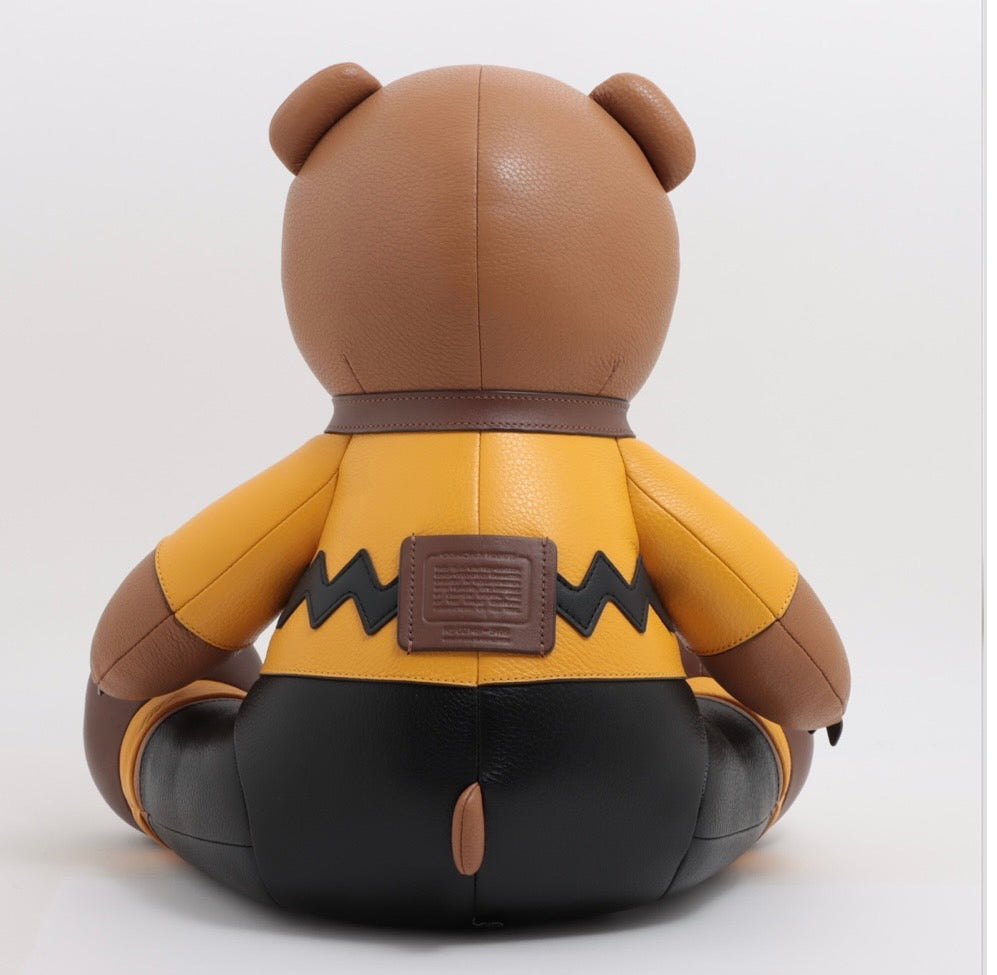 COACH Stuffed Animal Leather Model Brown
