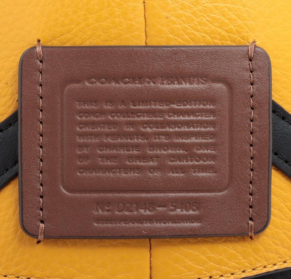 COACH Stuffed Animal Leather Model Brown