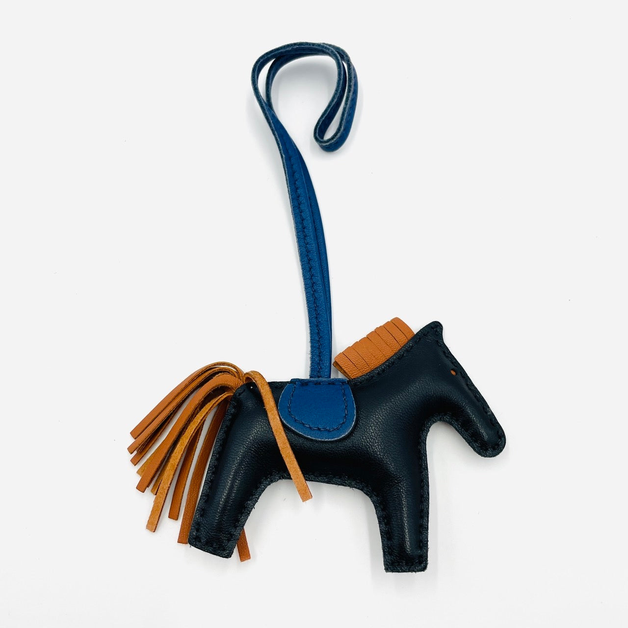 HERMES Rodeo Charm PM Agnomiro Black