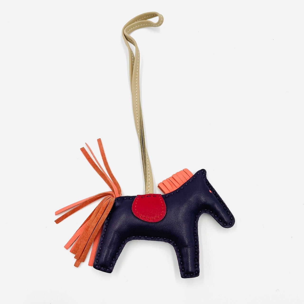 HERMES Rodeo Charm PM Purple