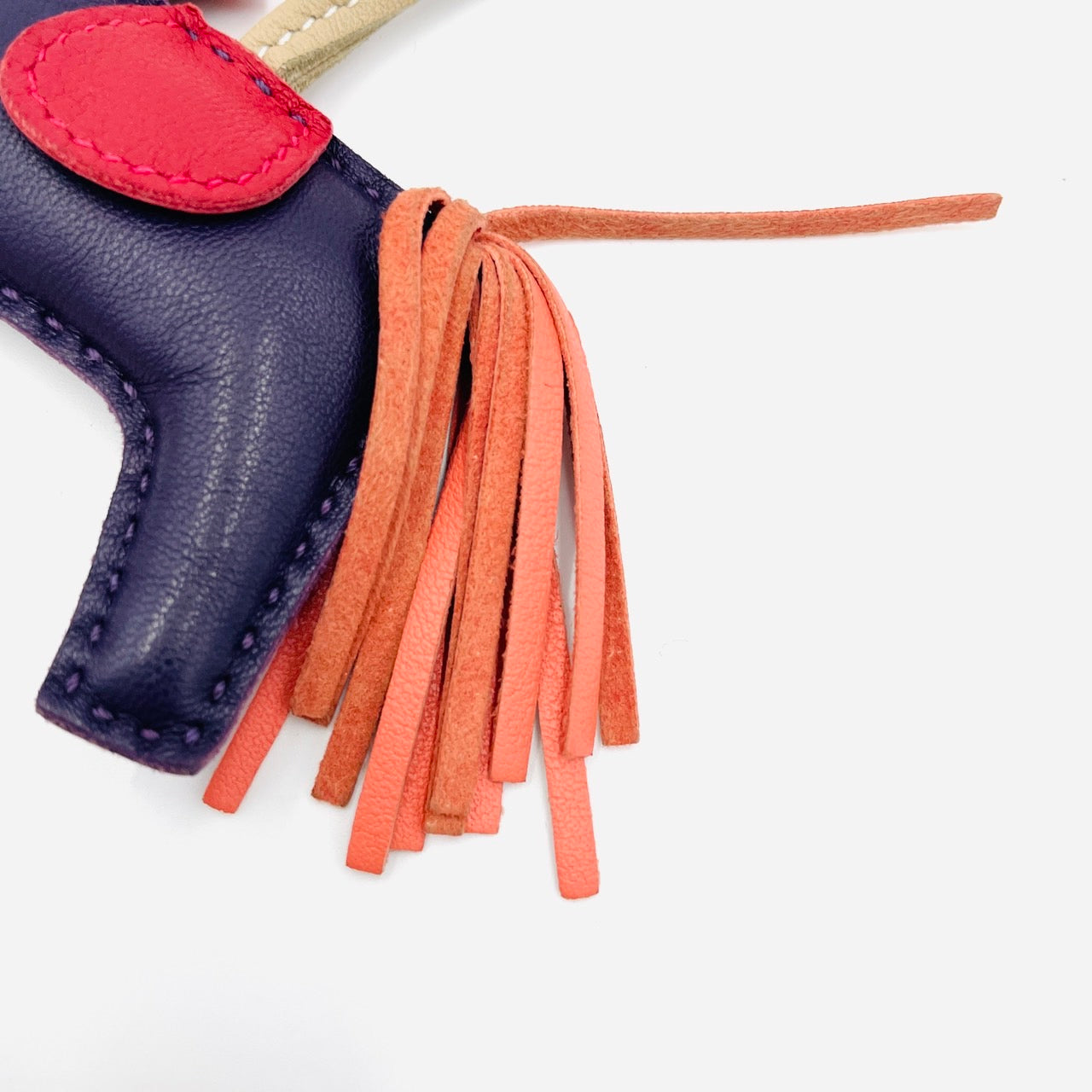 HERMES Rodeo Charm PM Purple