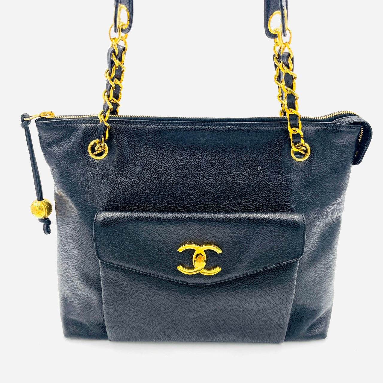 CHANEL Matrasse Caviarbskin Shoulder bag