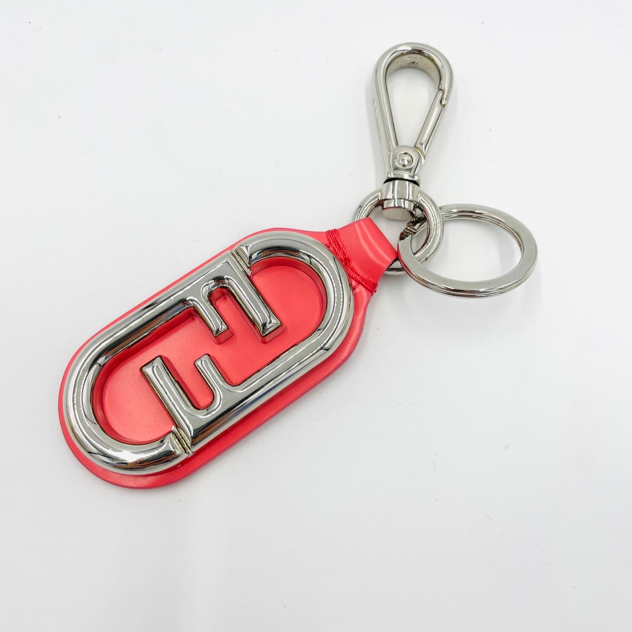 FENDI Logo Pink Key Holder