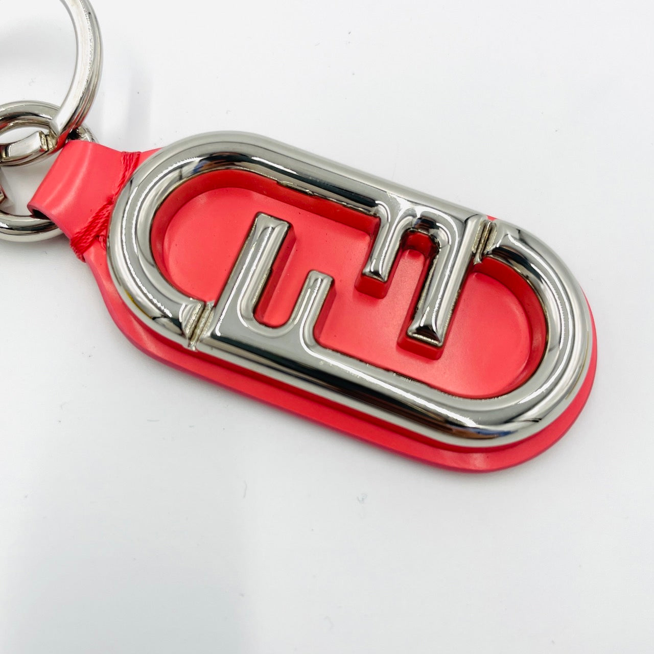 FENDI Logo Pink Key Holder