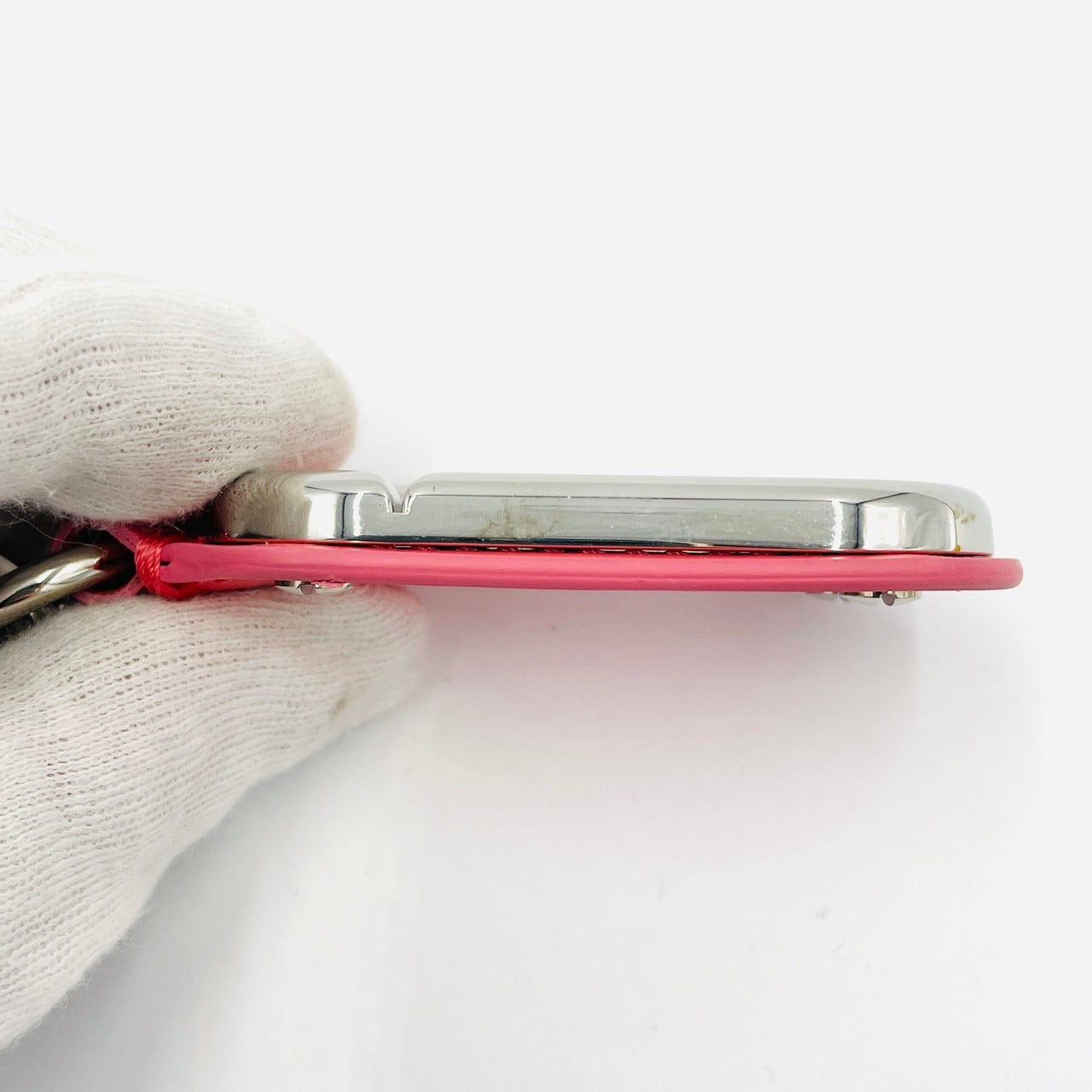 FENDI Logo Pink Key Holder