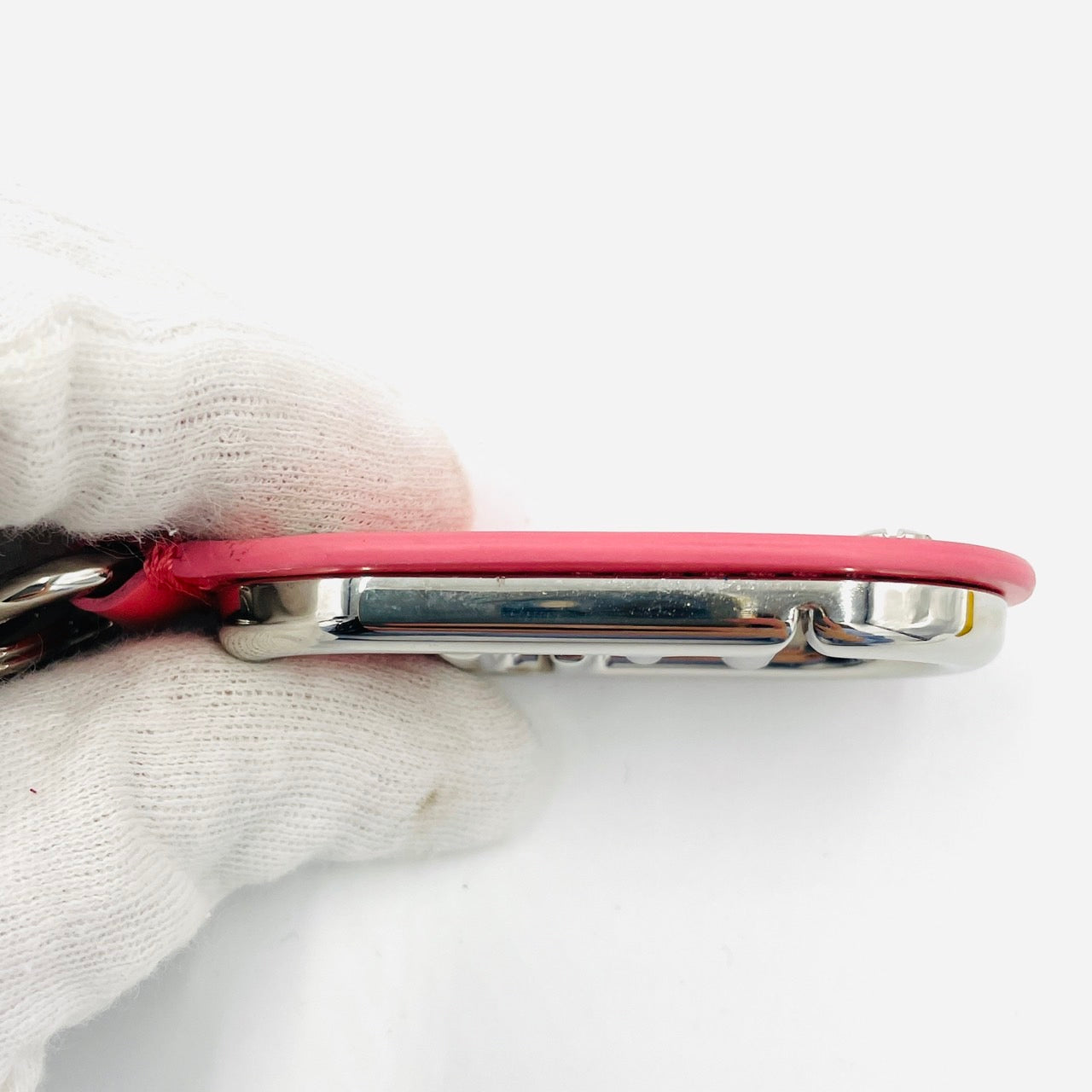 FENDI Logo Pink Key Holder
