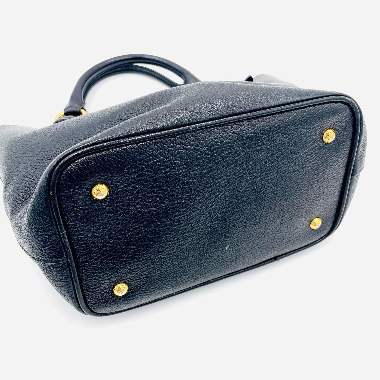 MIUMIU Madras 2way Black Shoulder Bag