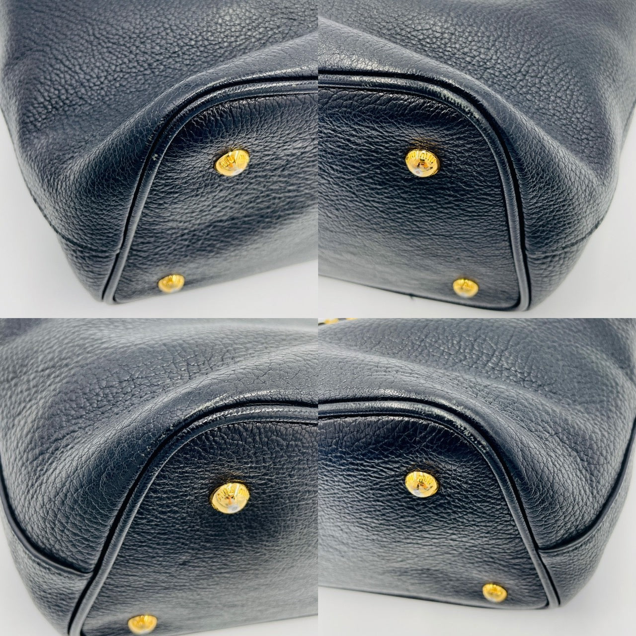 MIUMIU Madras 2way Black Shoulder Bag