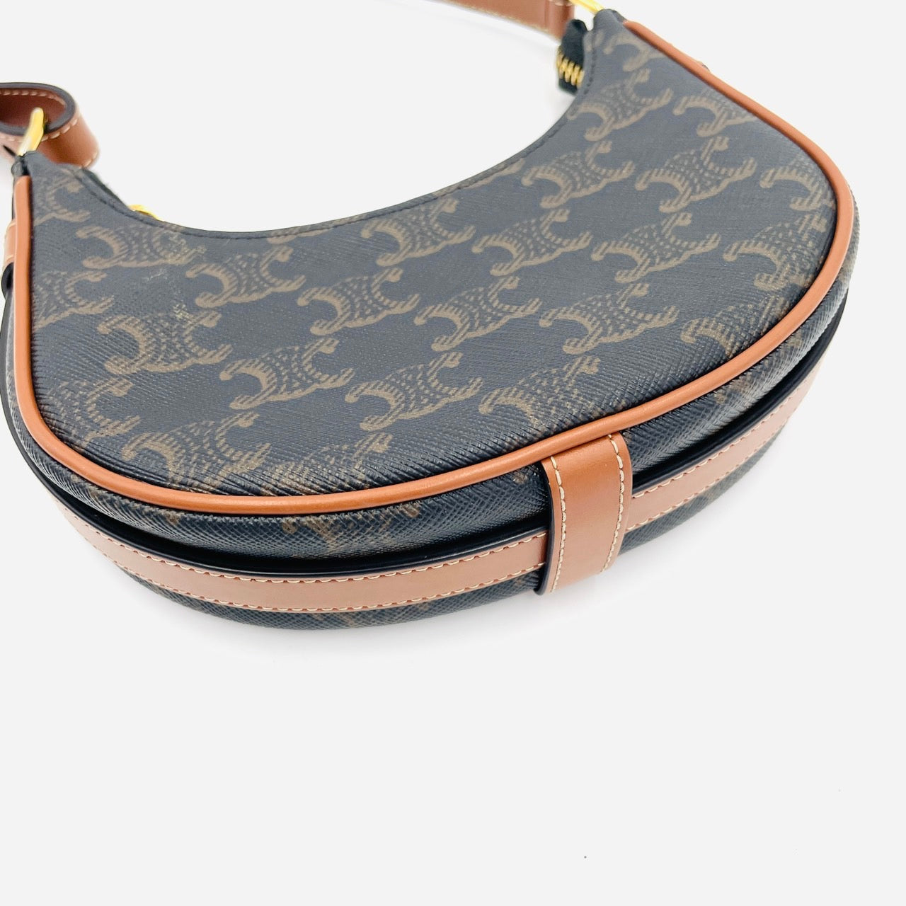 Celine Ava Triomphe Brown Bag