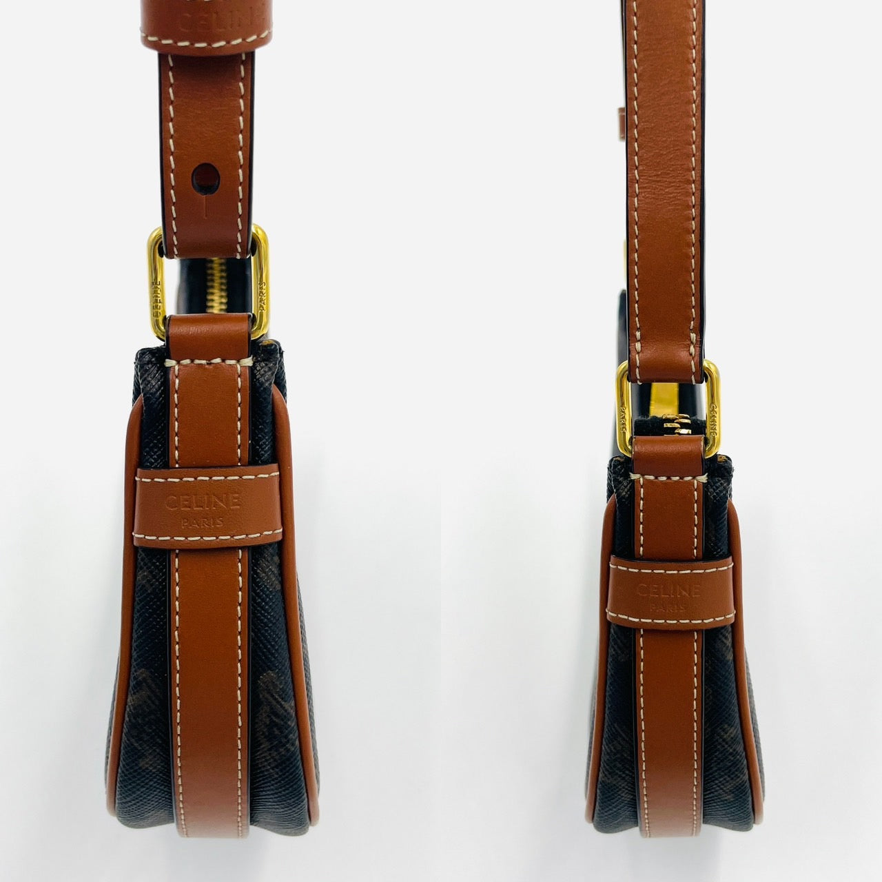 Celine Ava Triomphe Brown Bag