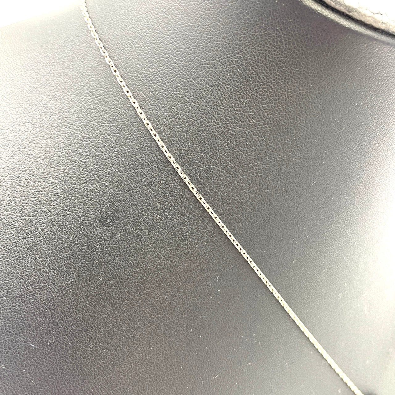HERMES O'Kelly Necklace Pink Silver Plated