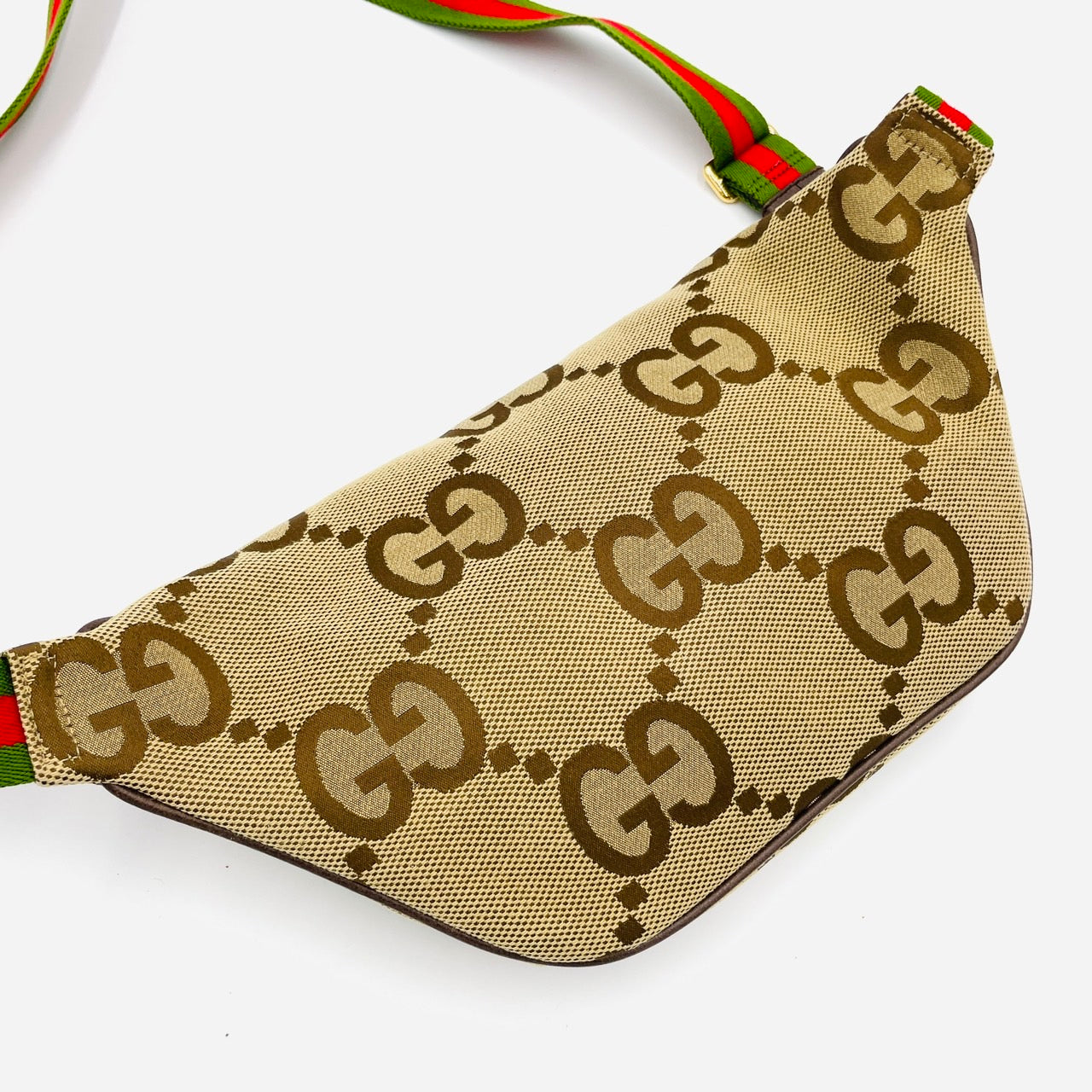 GUCCI Men Jumbo GG Canvas Body Bag Logo Belt Bag