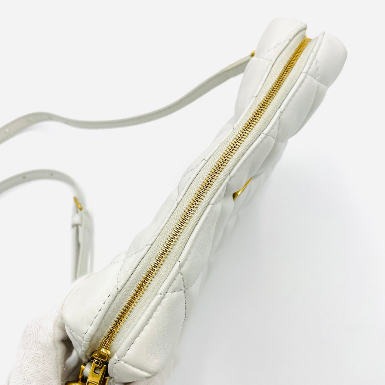 BALENCIAGA White Shoulder Leather bag