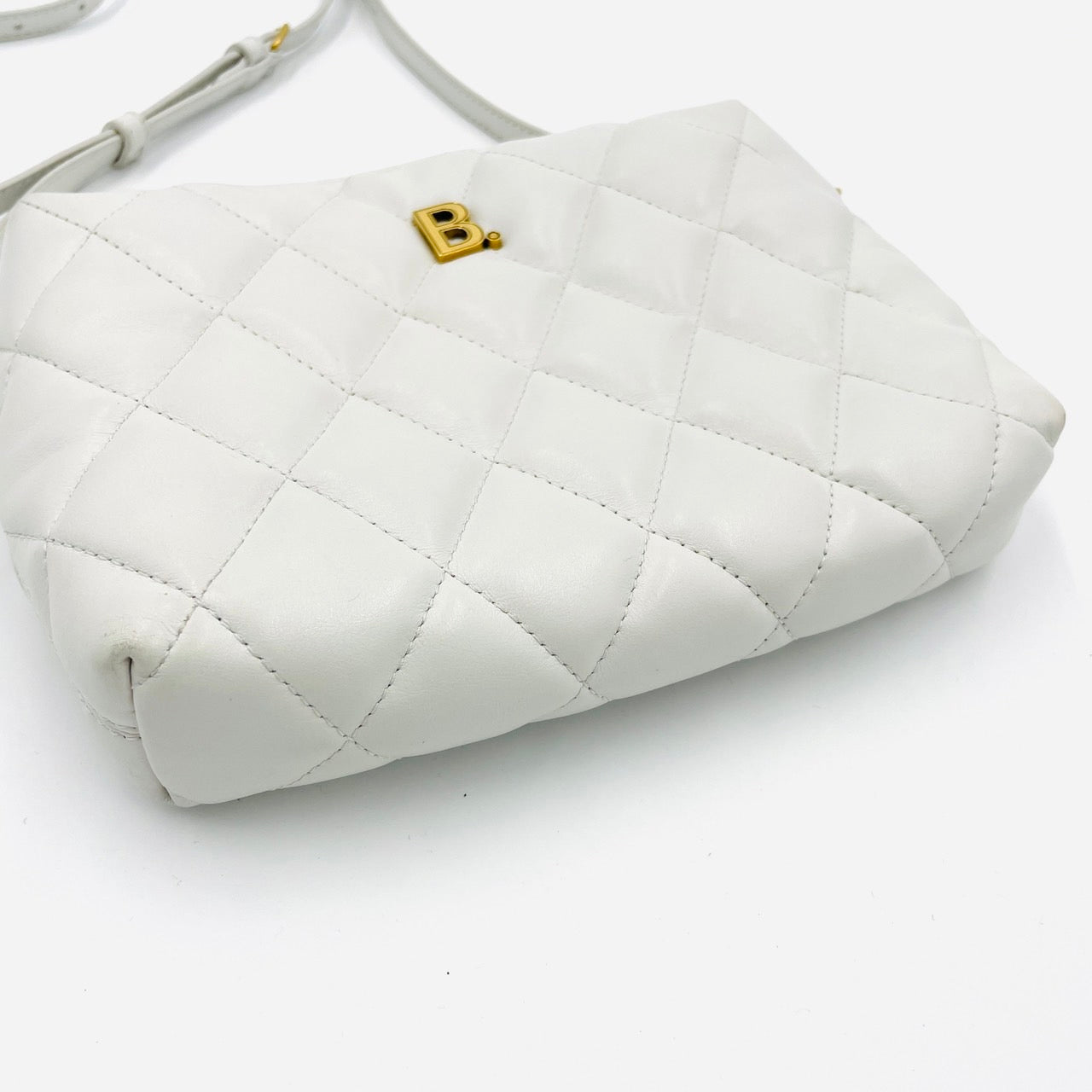 BALENCIAGA White Shoulder Leather bag