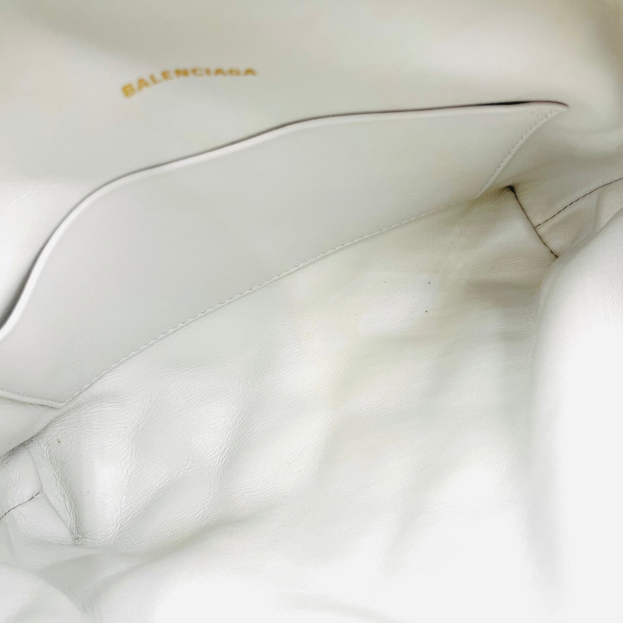 BALENCIAGA White Shoulder Leather bag