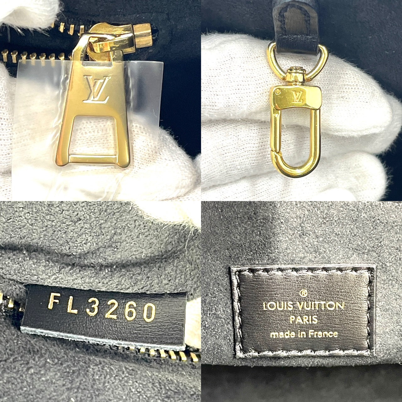 LOUIS VUITTON Monogram Jacquard Gray Black On the Go GM