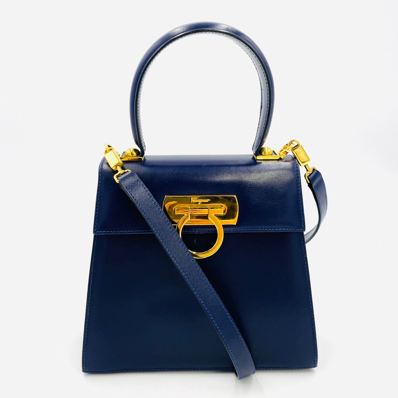 Salvatore Ferragamo Gancini Handbag 2WAY
