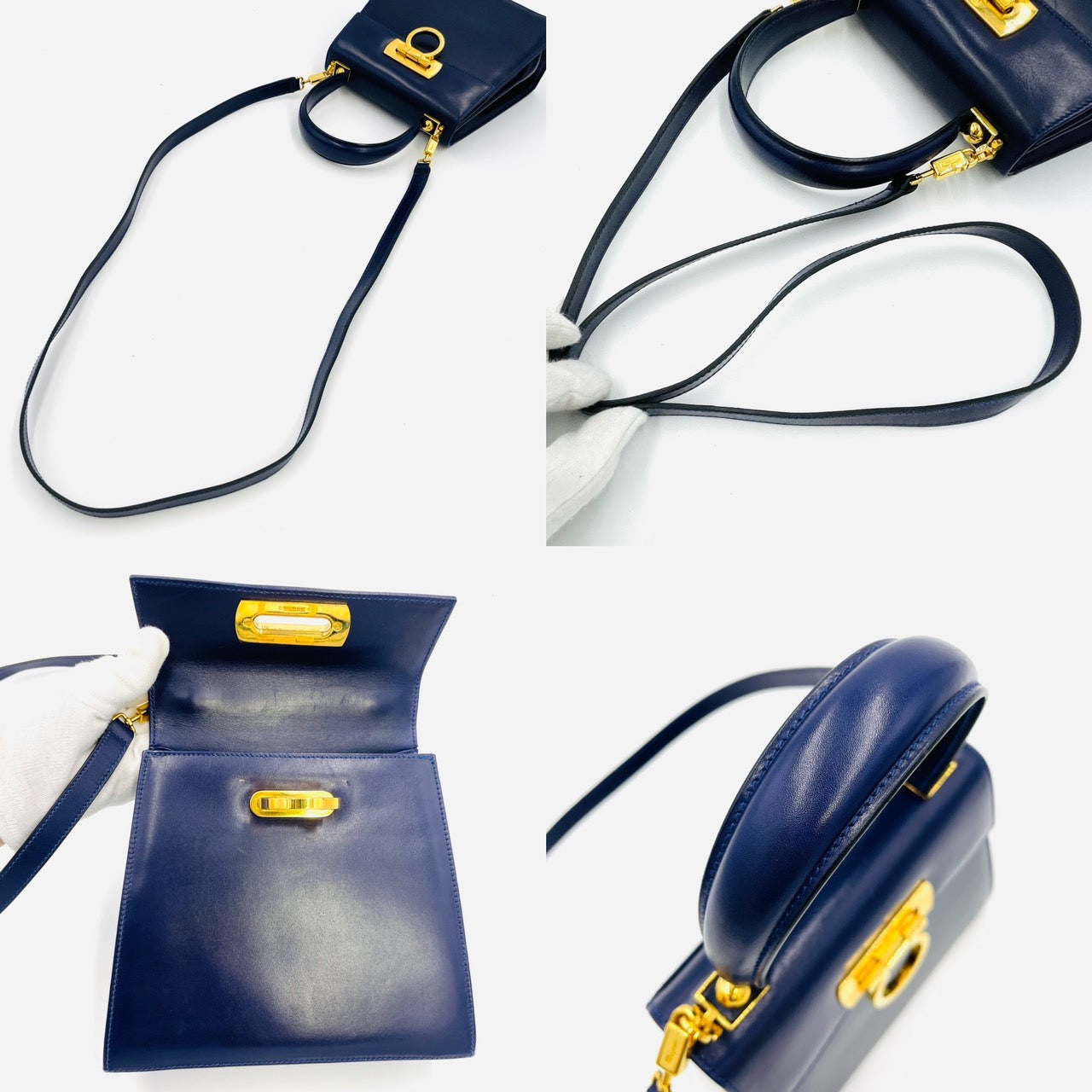 Salvatore Ferragamo Gancini Handbag 2WAY