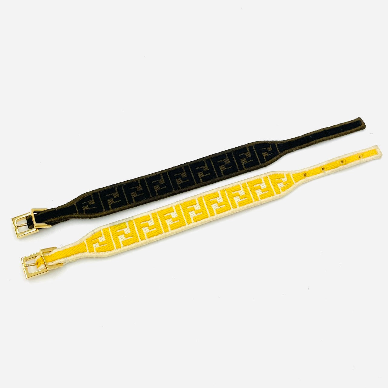 FENDI Zucca Misanga Bracelet, Set of 2
