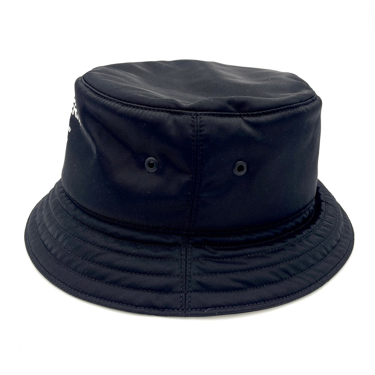 BURBERRY Bucket Hat Black Nylon Size L