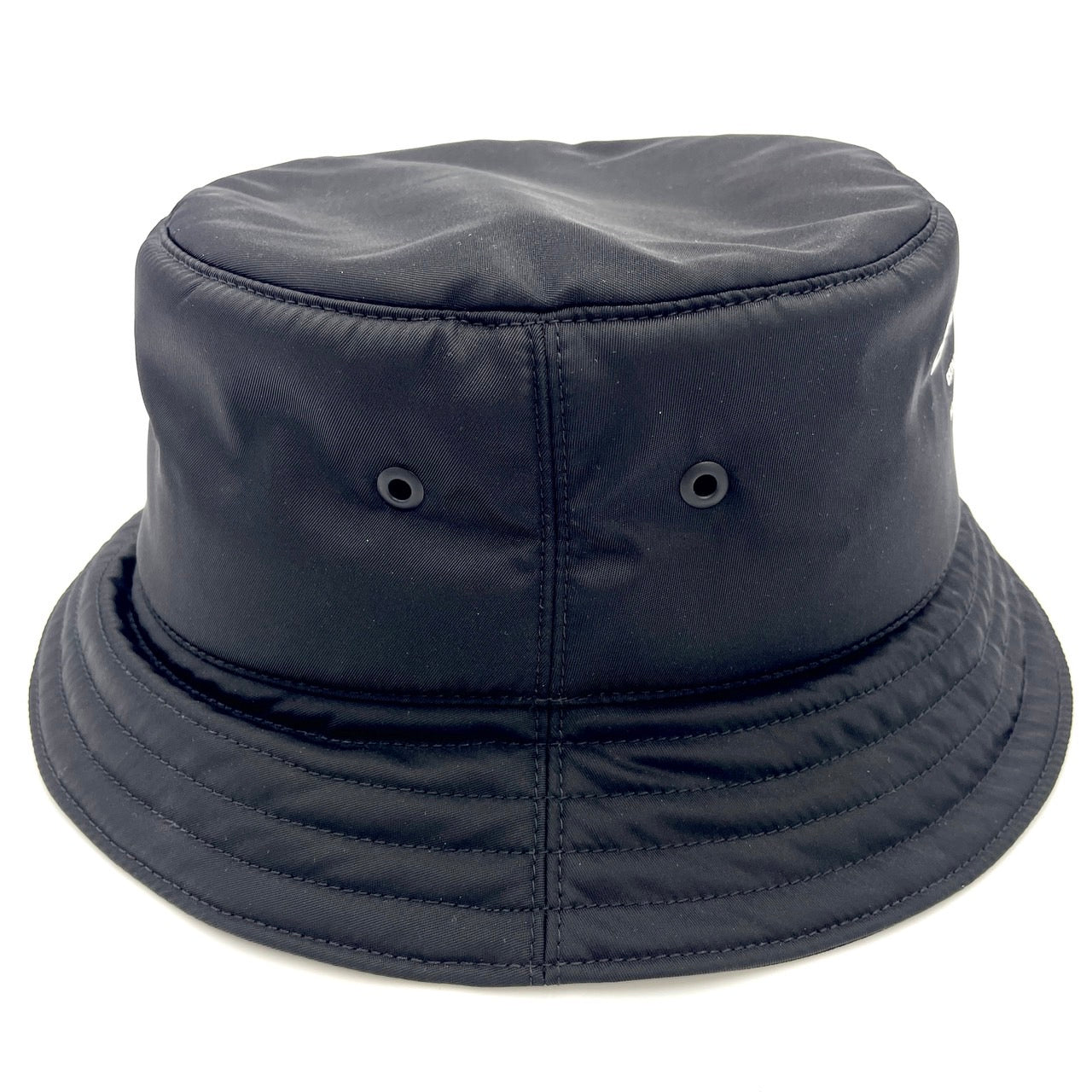 BURBERRY Bucket Hat Black Nylon Size L