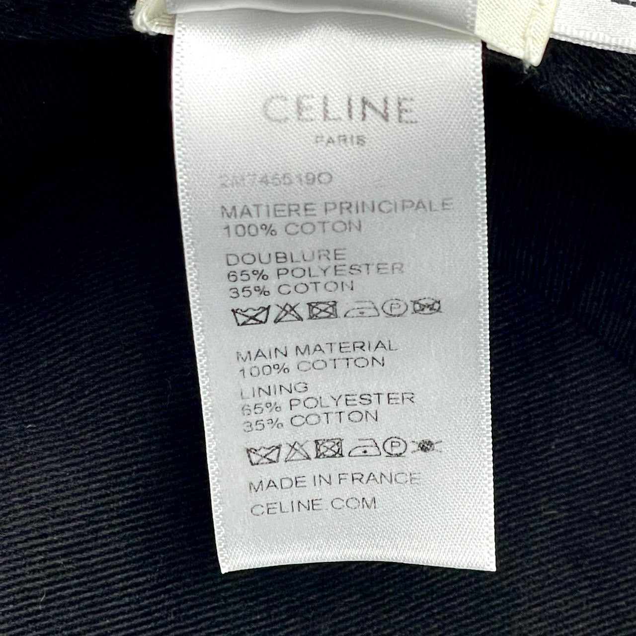 CELINE Bucket Hat Black Size M