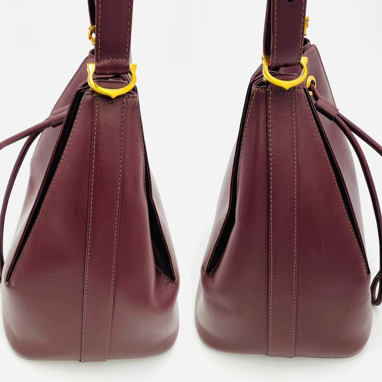 Cartier MastLine Vintage Shoulder bag Bordeaux