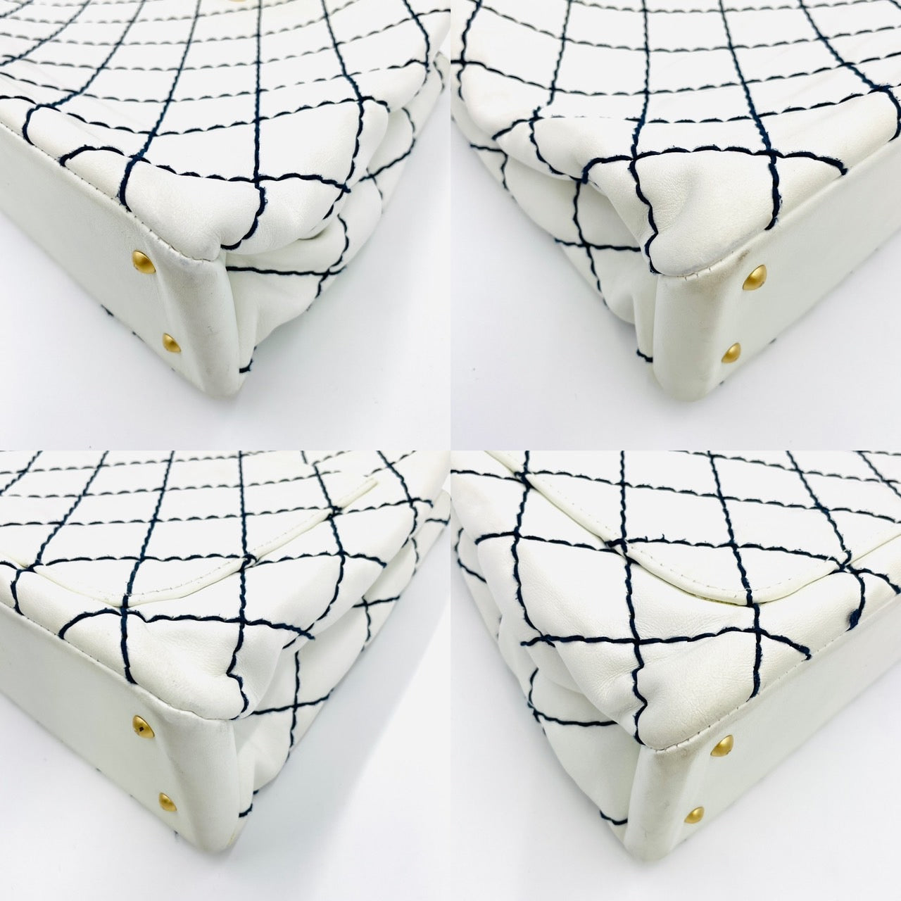 CHANEL Wild Stitch Chain Tote Bag