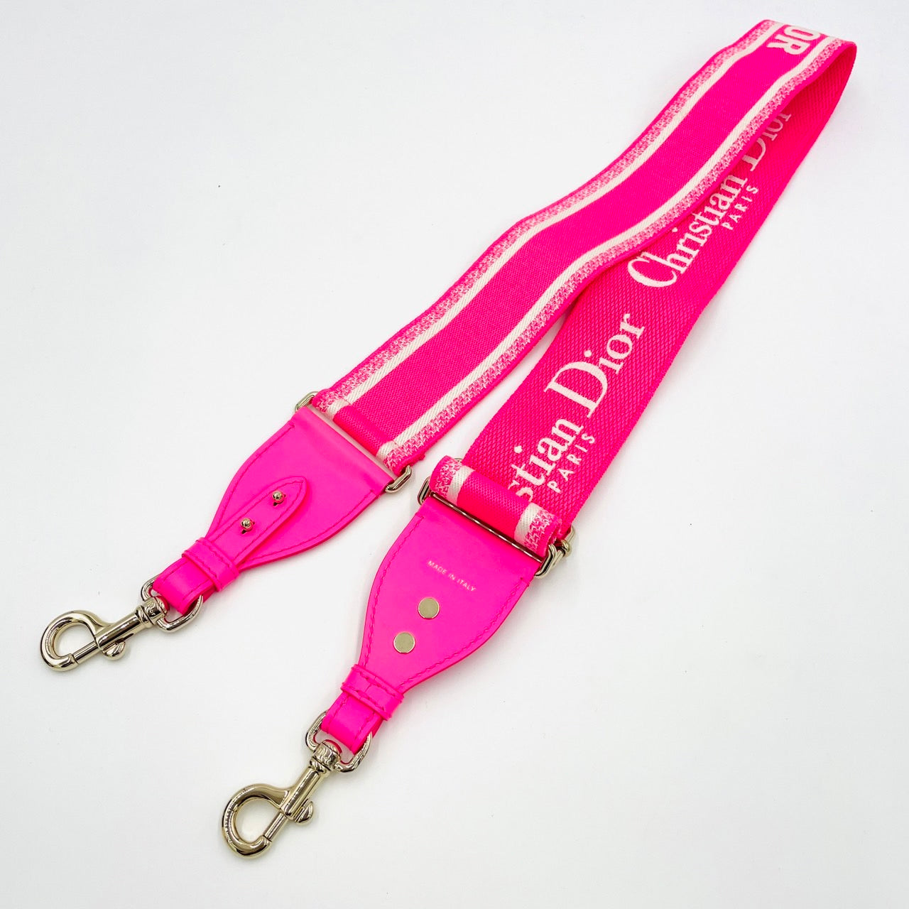 DIOR Embroidered Shoulder Strap Pink