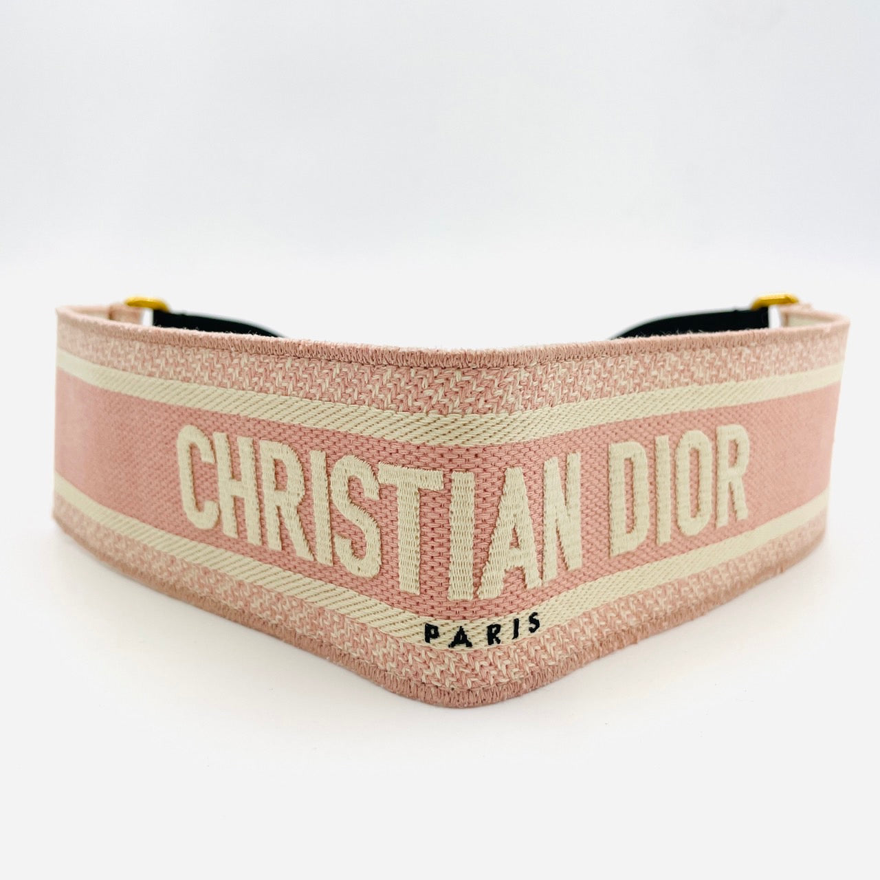 DIOR Embroidered Belt Pink