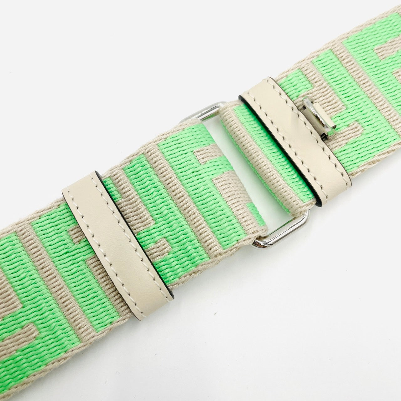 FENDI Shoulder Strap Logo Green