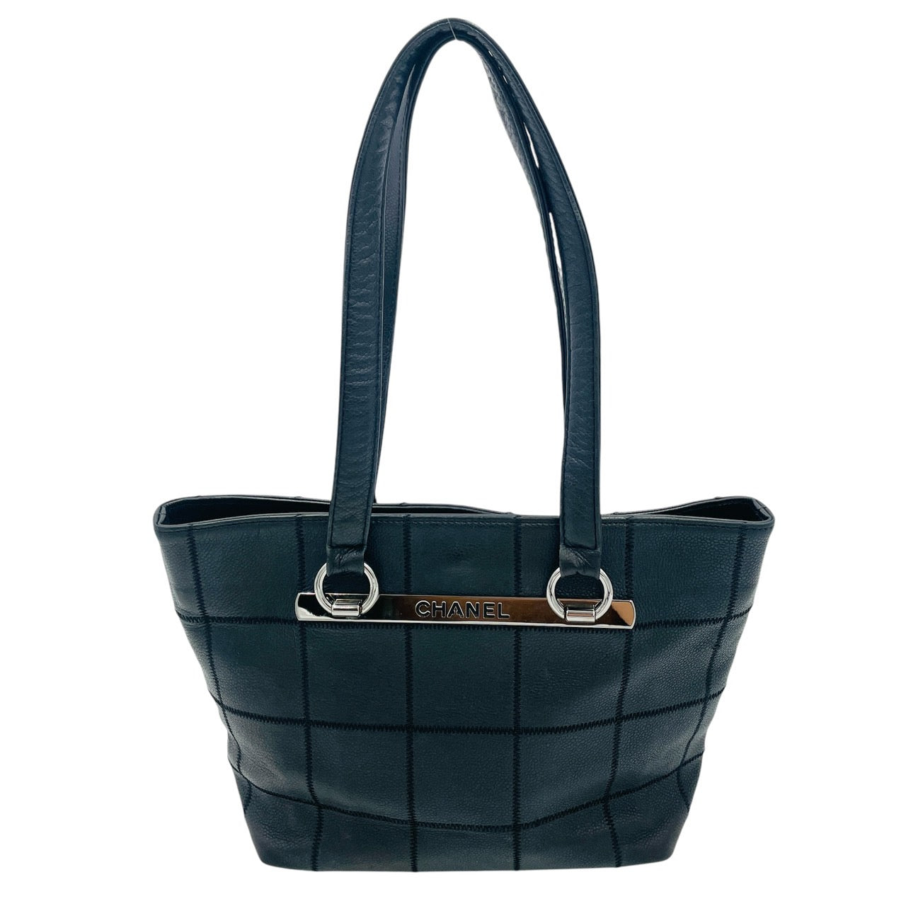 CHANEL Chocobar Black Tote Bag