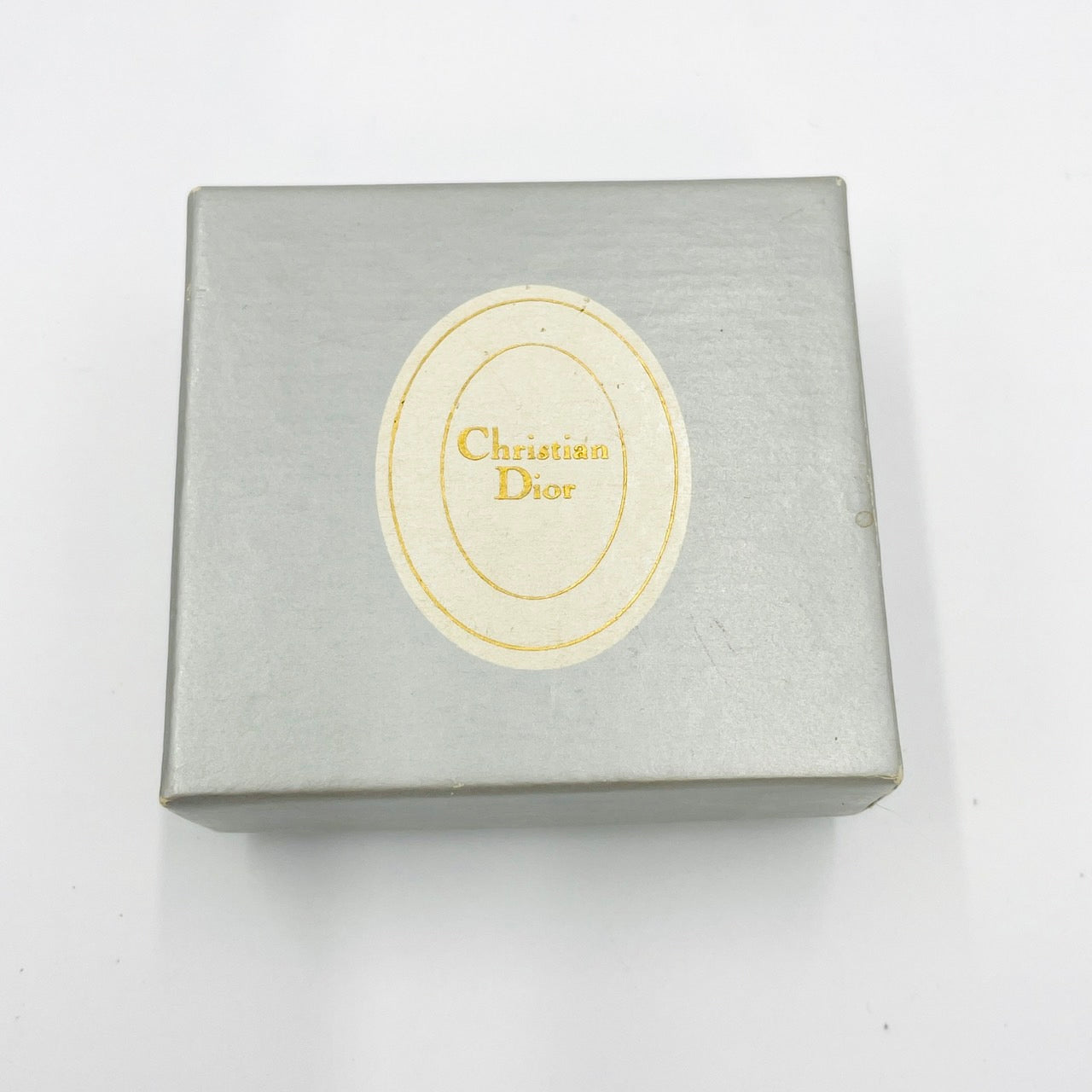 Christian Dior logo Necklace With Rhinestones