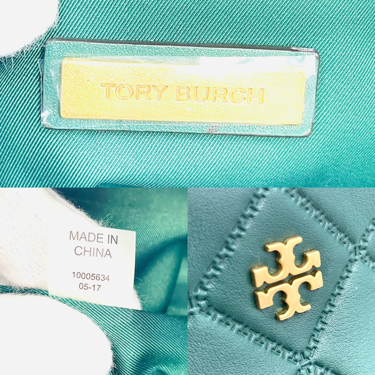 TORYBURCH Tote Bag Green