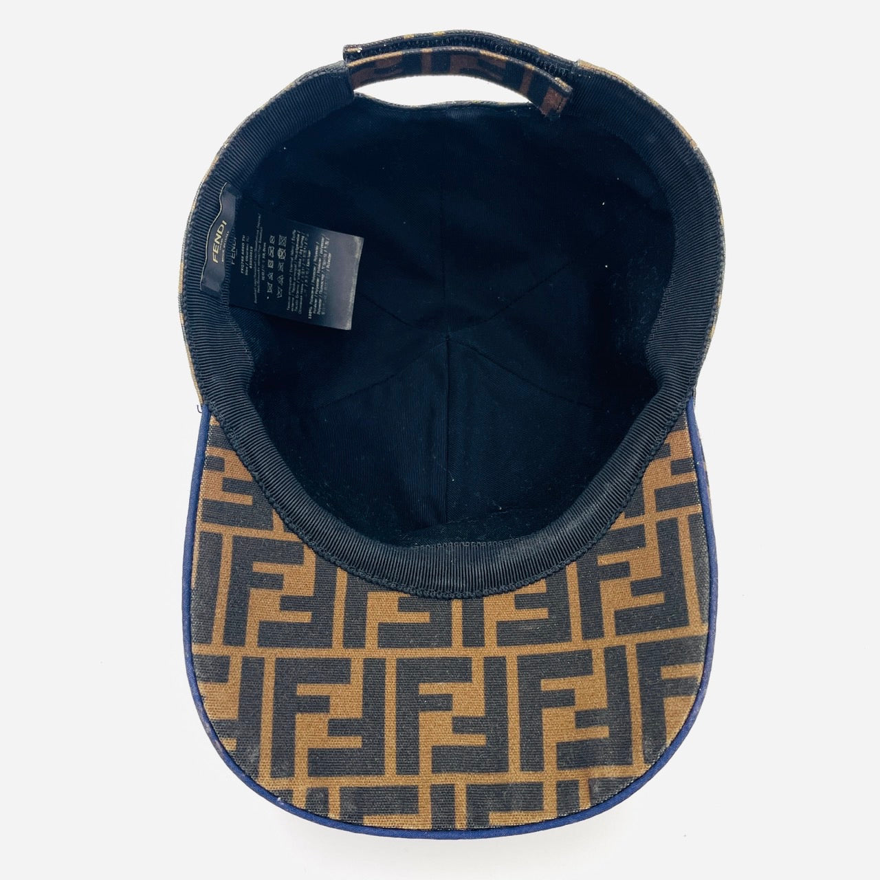 FENDI Zukka Cap Brown Free size