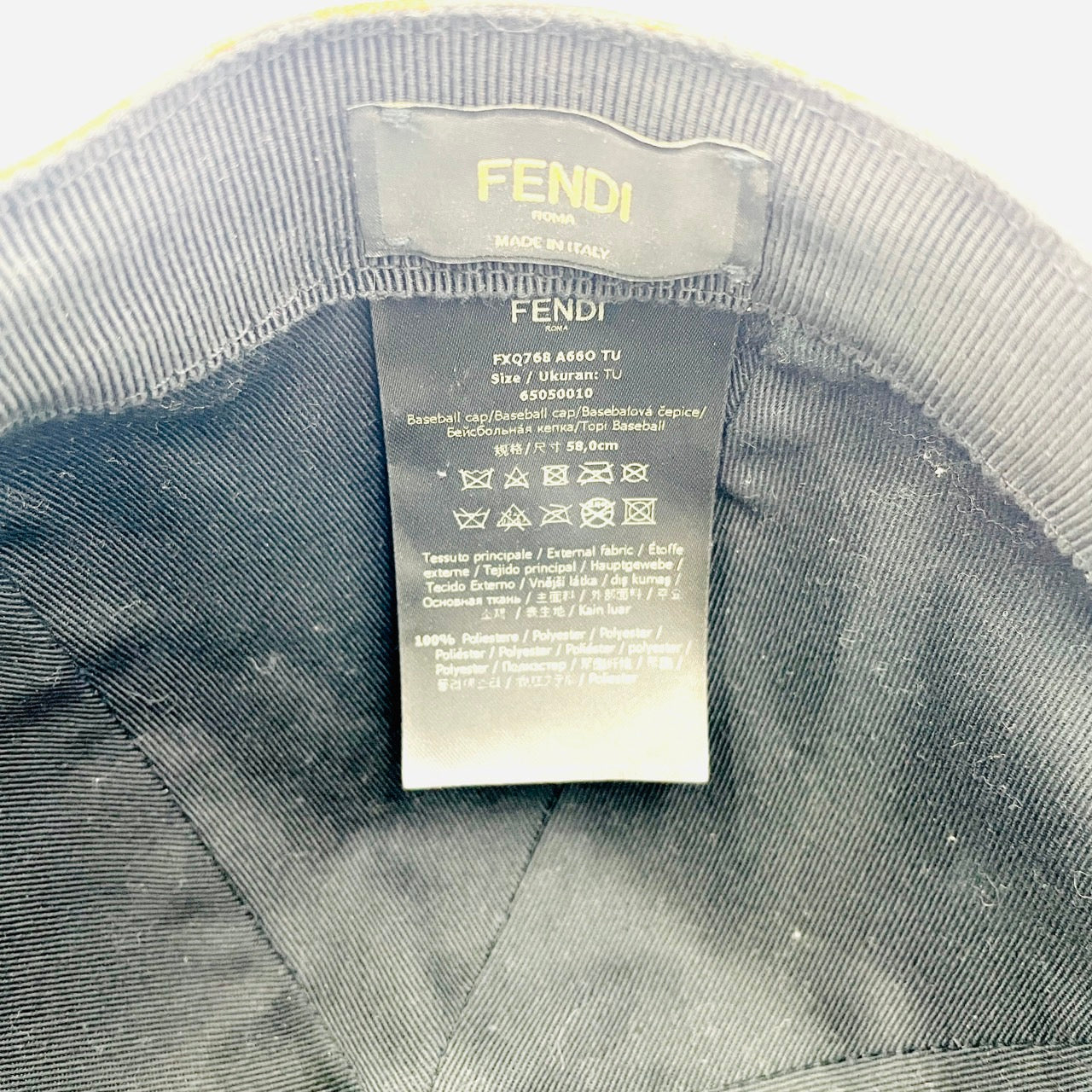 FENDI Zukka Cap Brown Free size