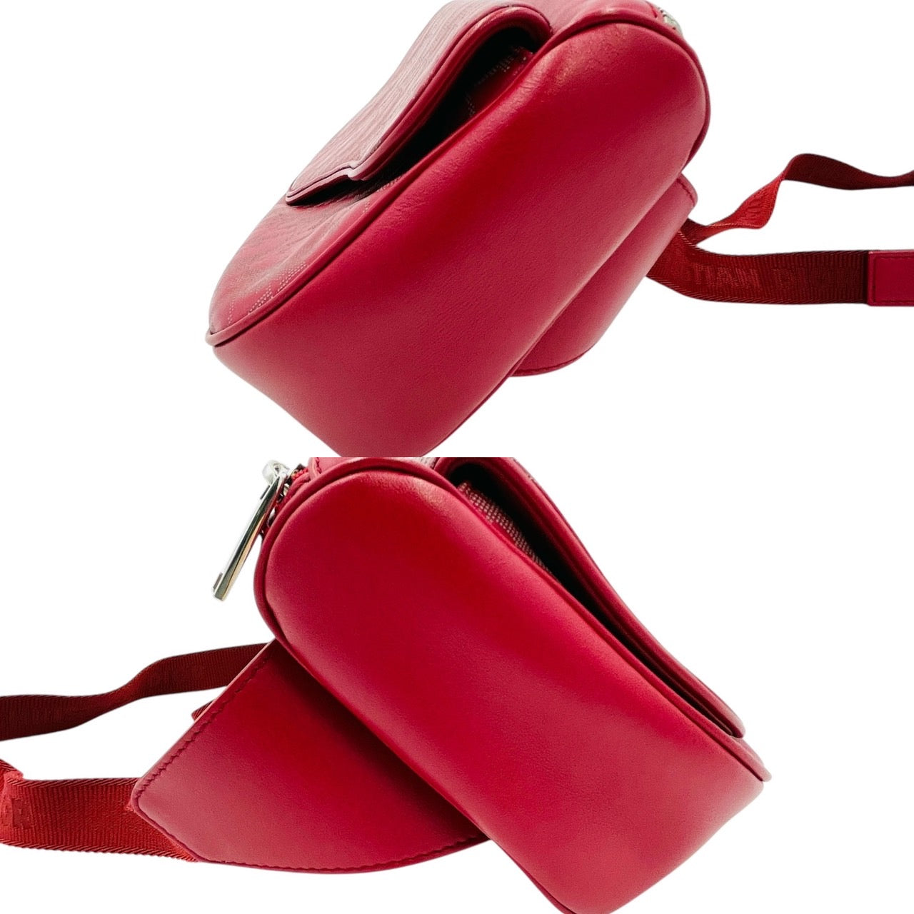 DIOR OBLIQUE Galaxy Body Bag Red