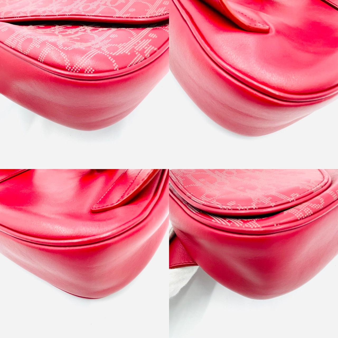 DIOR OBLIQUE Galaxy Body Bag Red